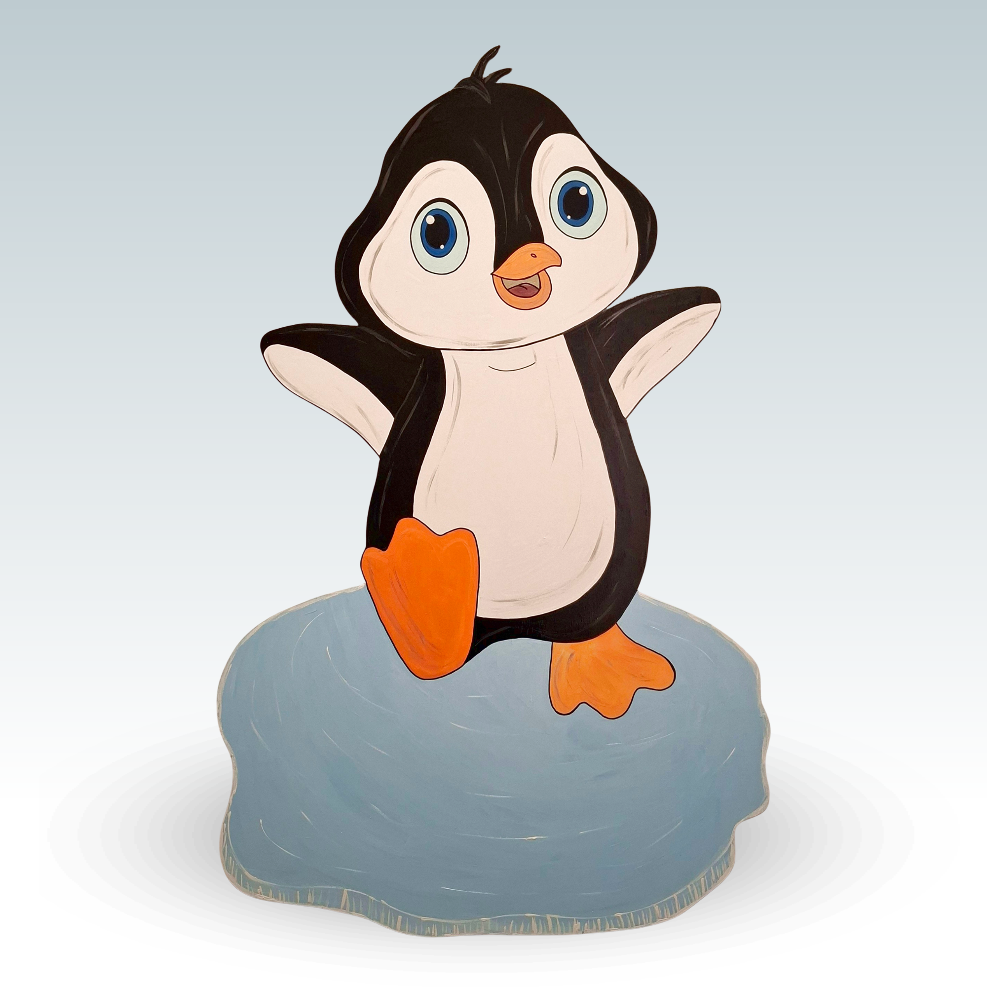 Geburtstafel/Babytafel in Form einer Maus. Handgefertigt von Franziska Barmettler, Geburtstafeln Luzern, in Root.