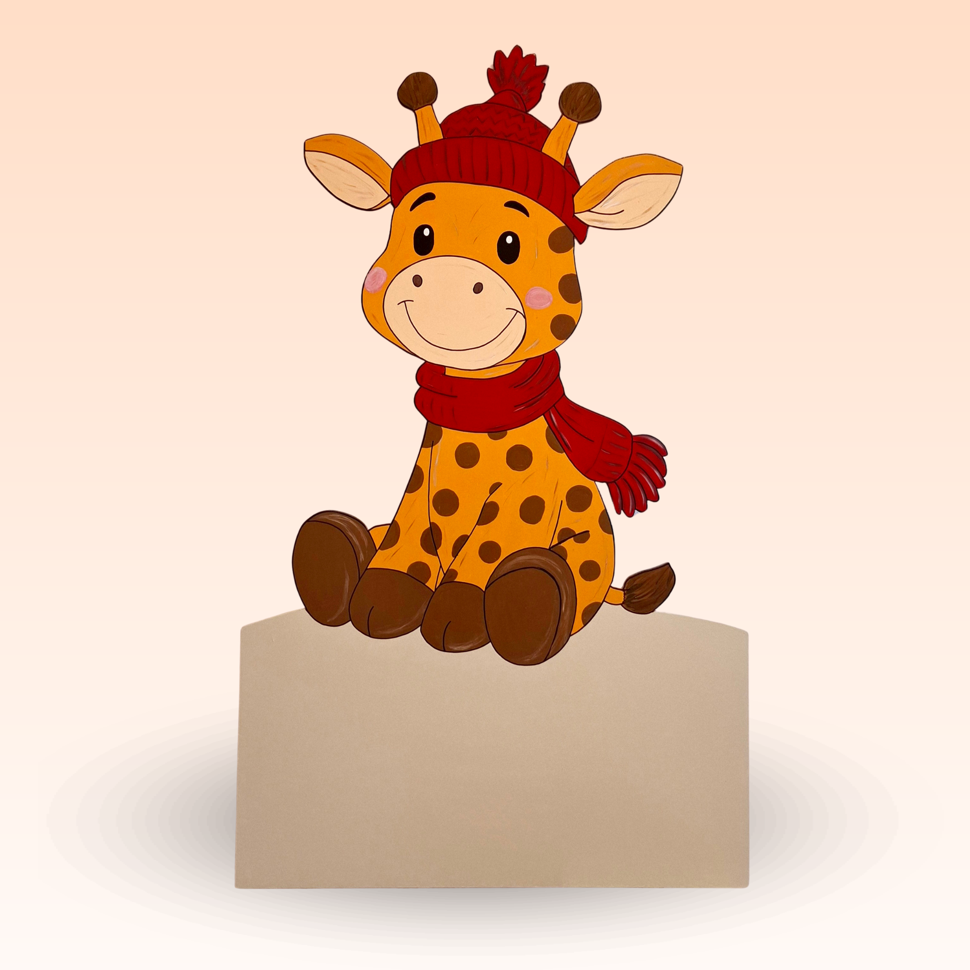 Geburtstafel/Babytafel in Form eines Stromers/Elektrikers. Handgefertigt von Franziska Barmettler, Geburtstafeln Luzern, in Root.